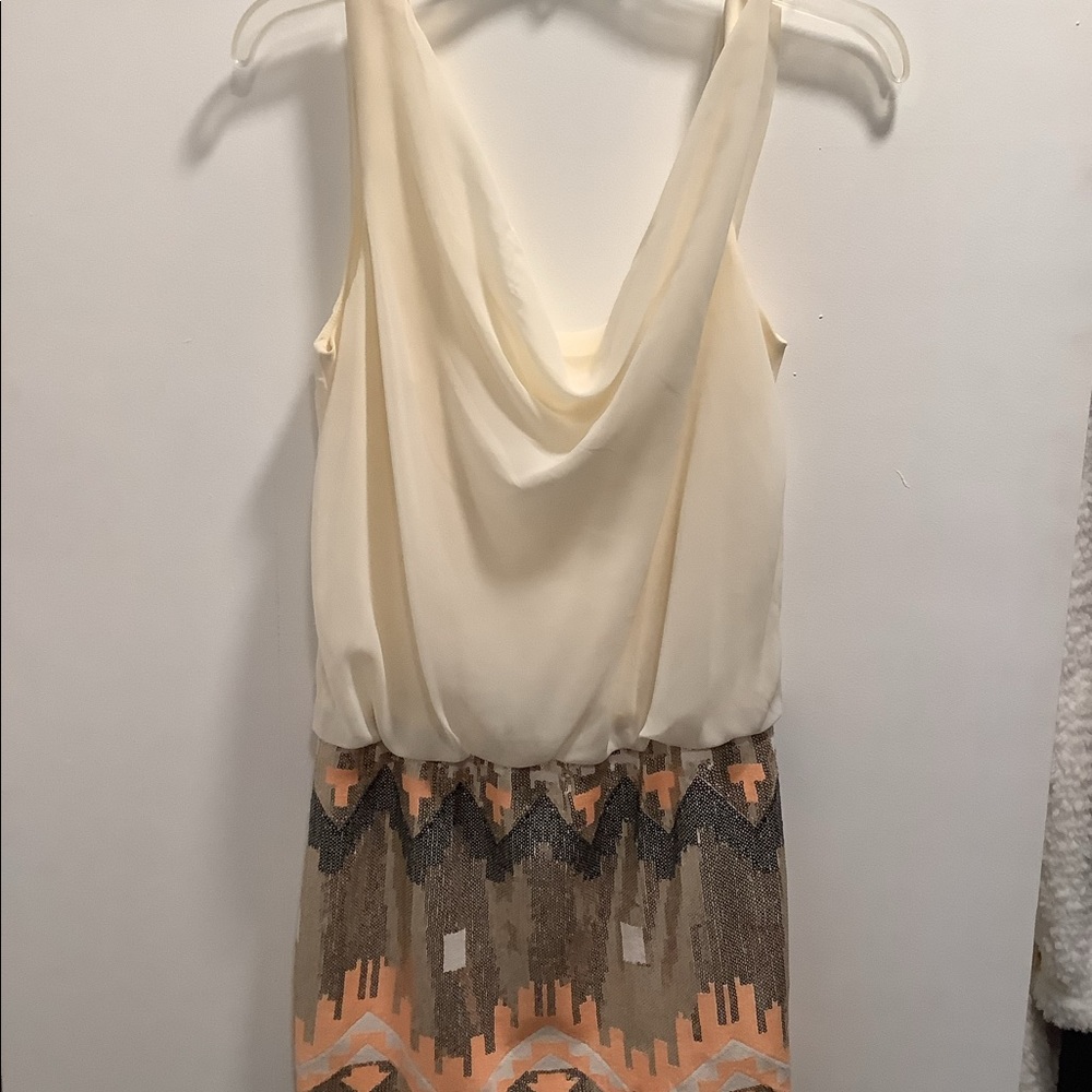 Sequin bottom dress